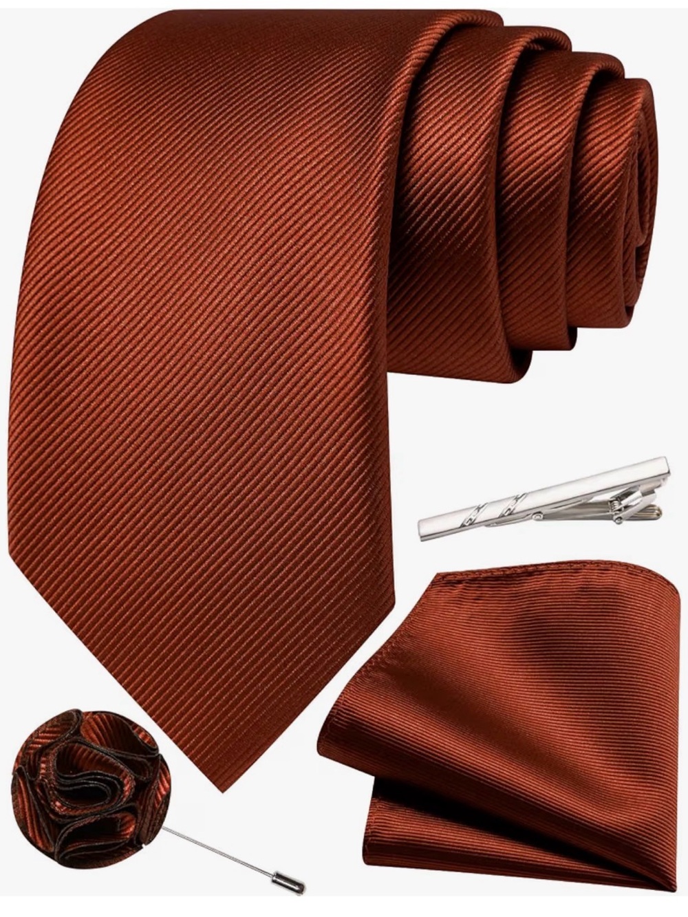 Men's Auburn Tie and Pocket Square